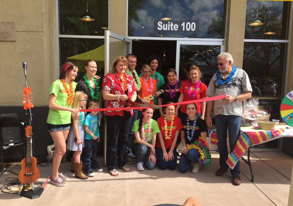 Maui Wowi Chico store Grand Opening Ribbon Cutting