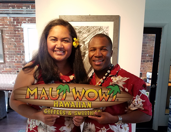 Mary and Jean Dorleus Maui Wowi franchise owners