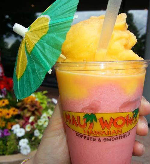 Picture of a Maui Wowi Smoothie