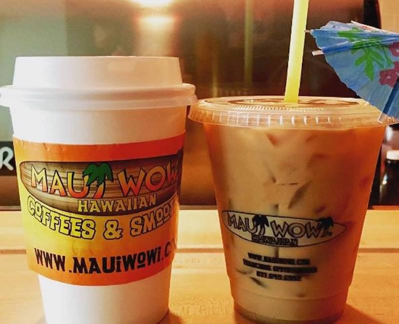 Photo of coffee at a Maui Wowi franchise