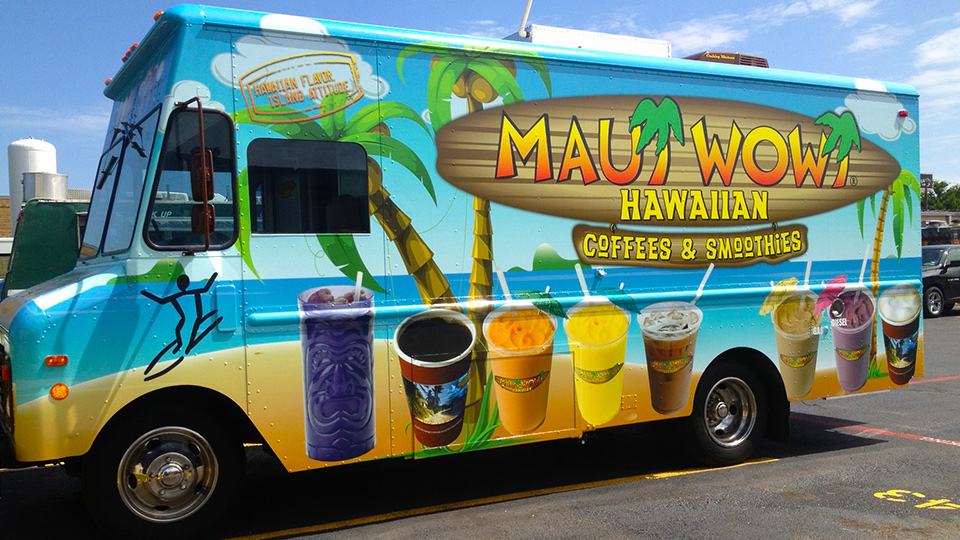 Maui Wowi Food Truck mobile franchise